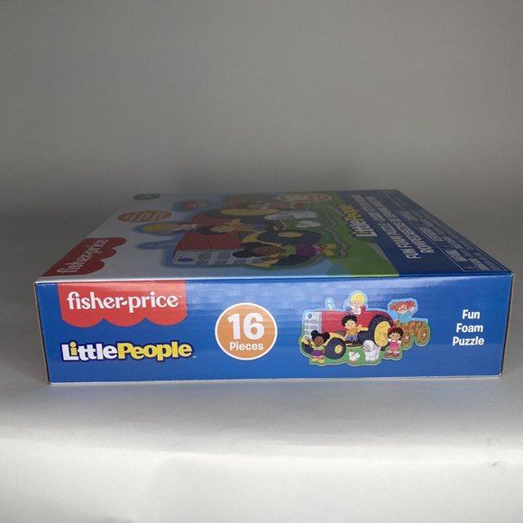 Fisher-Price Little People 16 Piece Fun Foam Jigsaw Puzzle New in Box Ages 3+ - Picture 3 of 4
